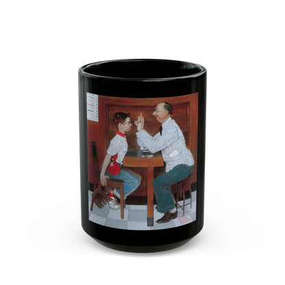 Rockwell1 (13) - Black Coffee Mug-15oz-Go Mug Yourself