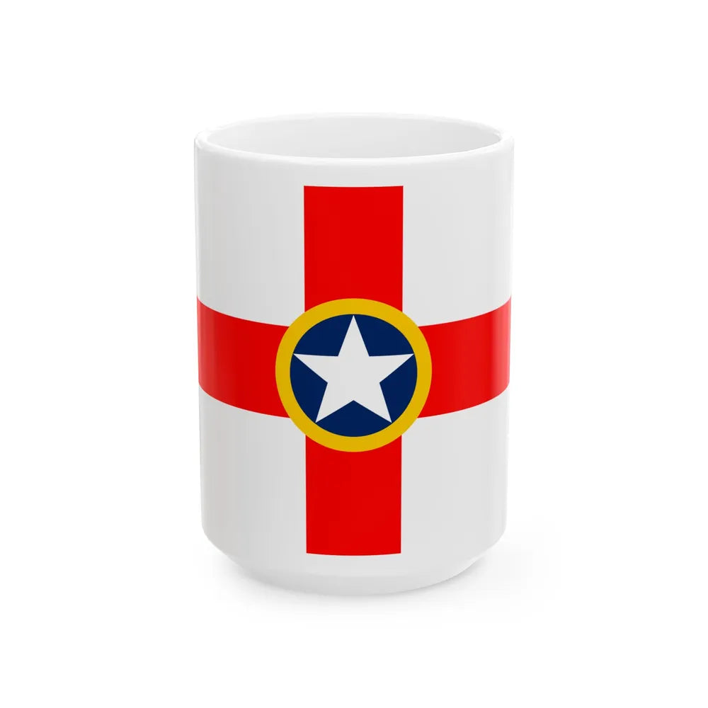 Flag of Mosta Malta - White Coffee Mug-15oz-Go Mug Yourself