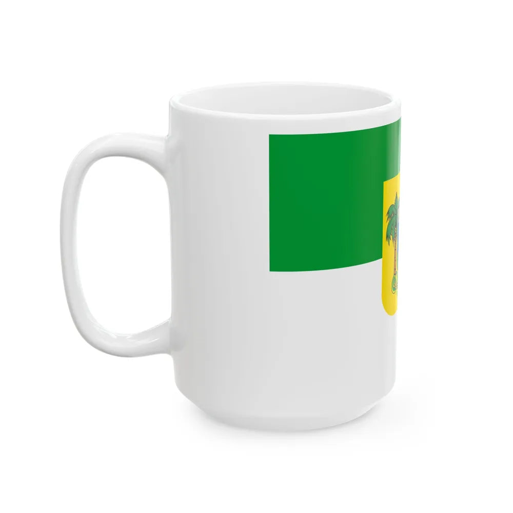 Flag of Rio Grande do Norte Brazil - White Coffee Mug-Go Mug Yourself