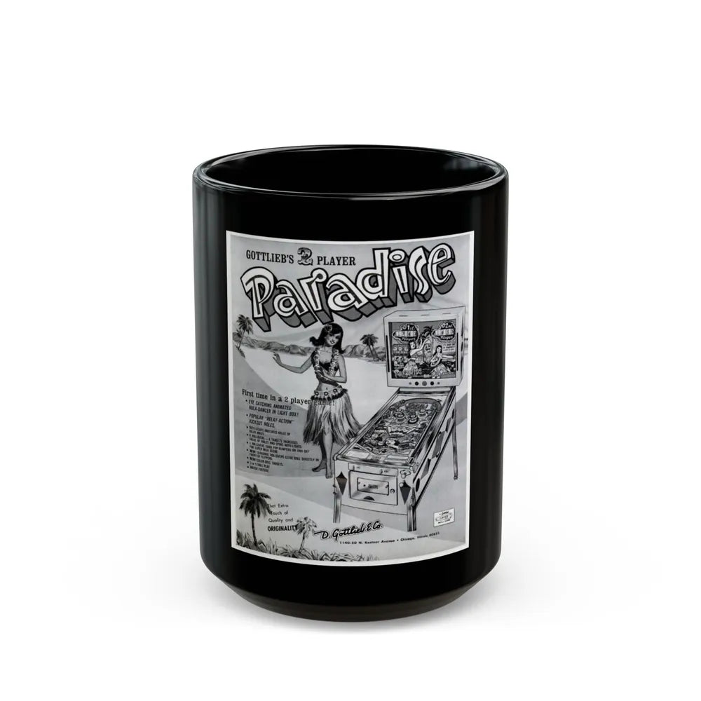 Flipper VII (Music Poster) Black Coffee Mug-15oz-Go Mug Yourself