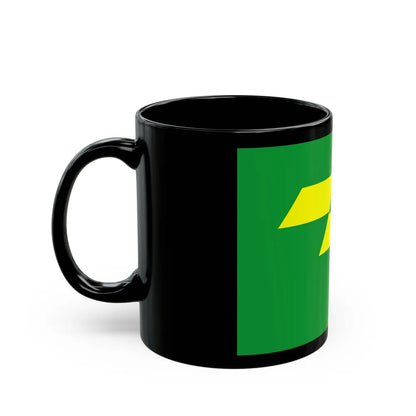 Flag of Miyazaki Prefecture Japan - Black Coffee Mug-Go Mug Yourself