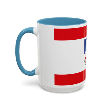 Flag of Bergstrasse Germany - Accent Coffee Mug-Go Mug Yourself