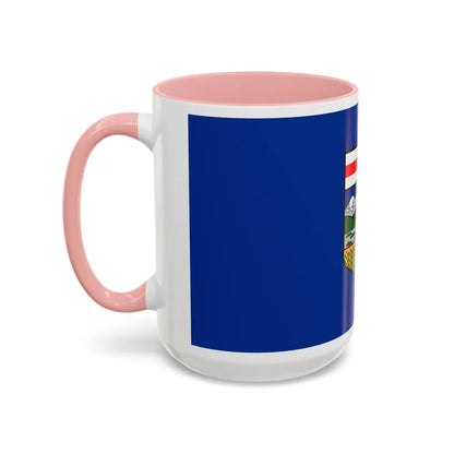 Flag of Alberta Canada - Accent Coffee Mug-Go Mug Yourself