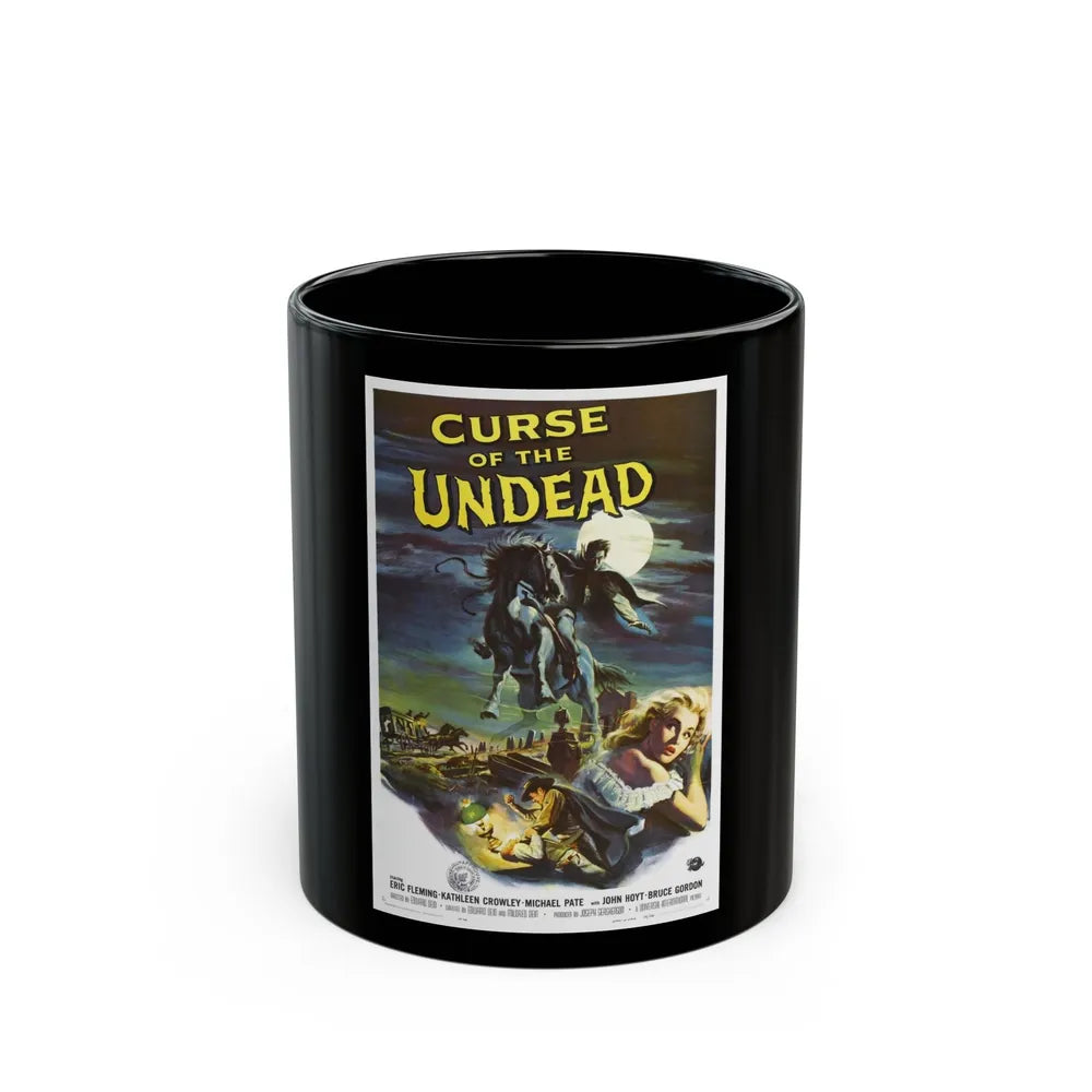 CURSE OF THE UNDEAD 1959 Movie Poster - Black Coffee Mug-11oz-Go Mug Yourself