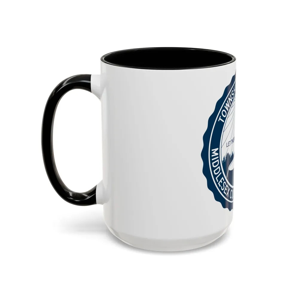 Seal of Edison NJ - Accent Coffee Mug-Go Mug Yourself