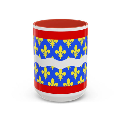 Flag of Cher France - Accent Coffee Mug-15oz-Red-Go Mug Yourself