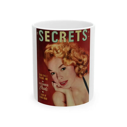 Leslie Parrish #264 - (Vintage Female Icon) White Coffee Mug-11oz-Go Mug Yourself