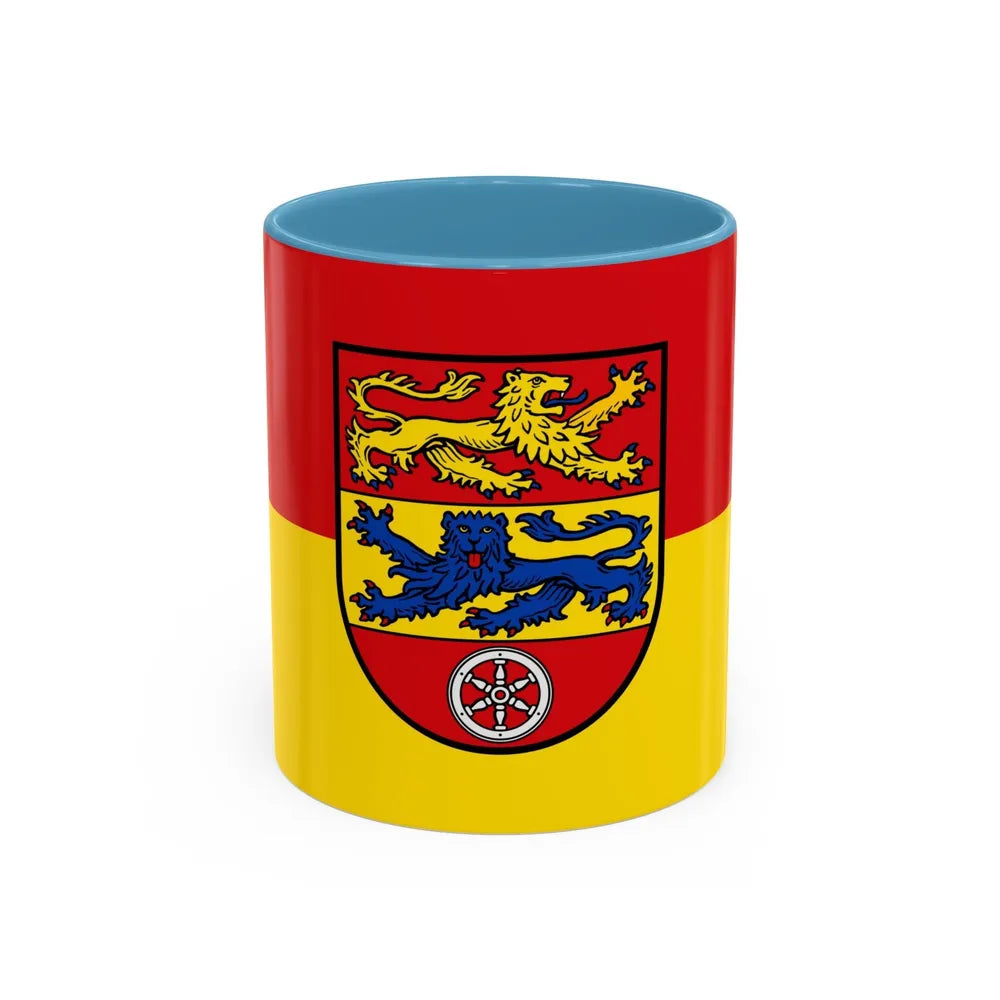 Flag of Goettingen Germany - Accent Coffee Mug-11oz-Light Blue-Go Mug Yourself