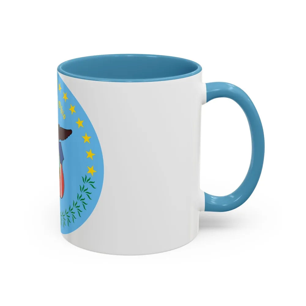 Seal of Columbus Ohio - Accent Coffee Mug-Go Mug Yourself