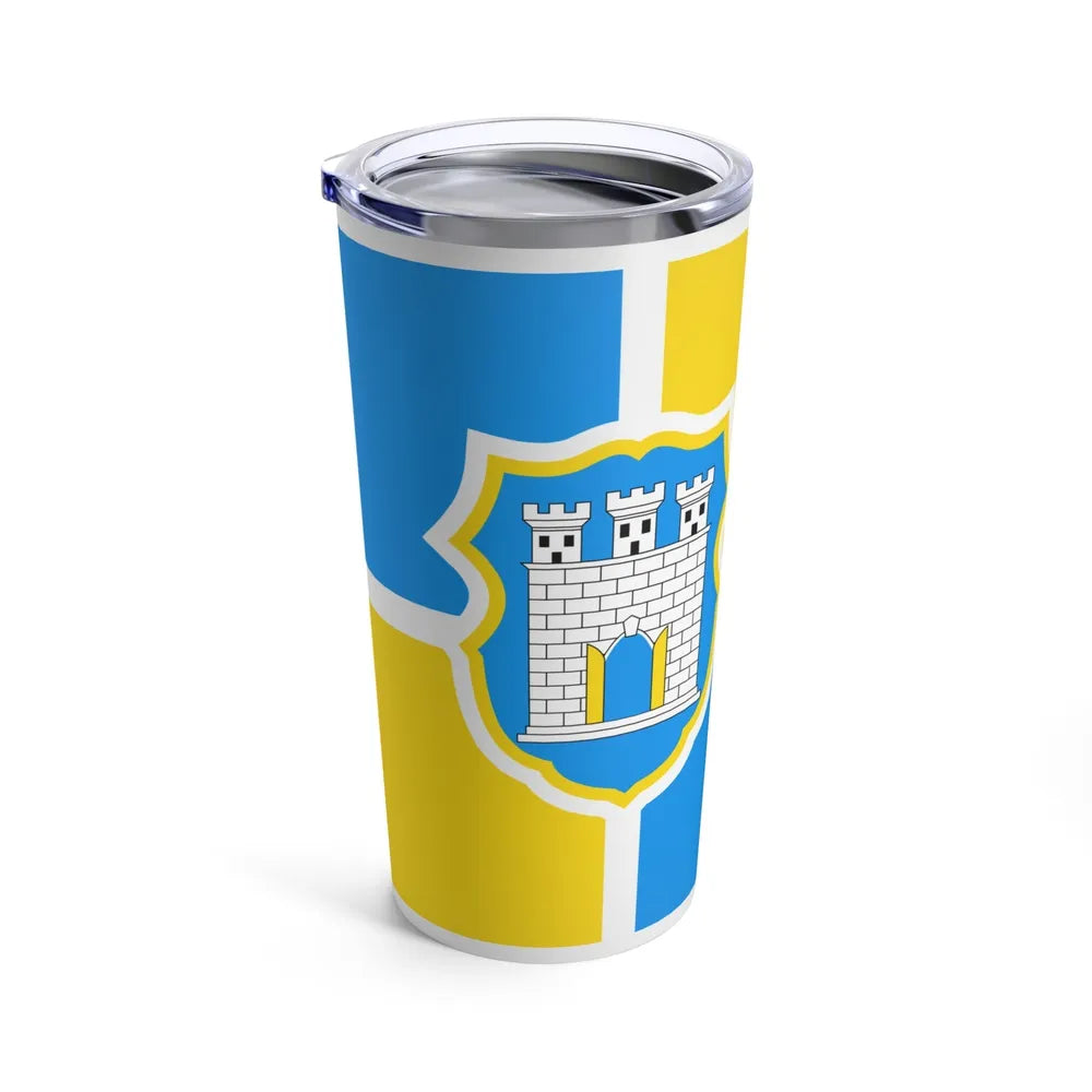 Flag of Zhytomyr Ukraine - Tumbler 20oz-Go Mug Yourself