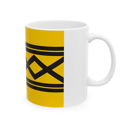 Flag of West Midlands County UK - White Coffee Mug-Go Mug Yourself