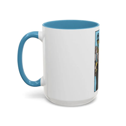 The 7 of Cups (Tarot Card) Accent Coffee Mug-Go Mug Yourself