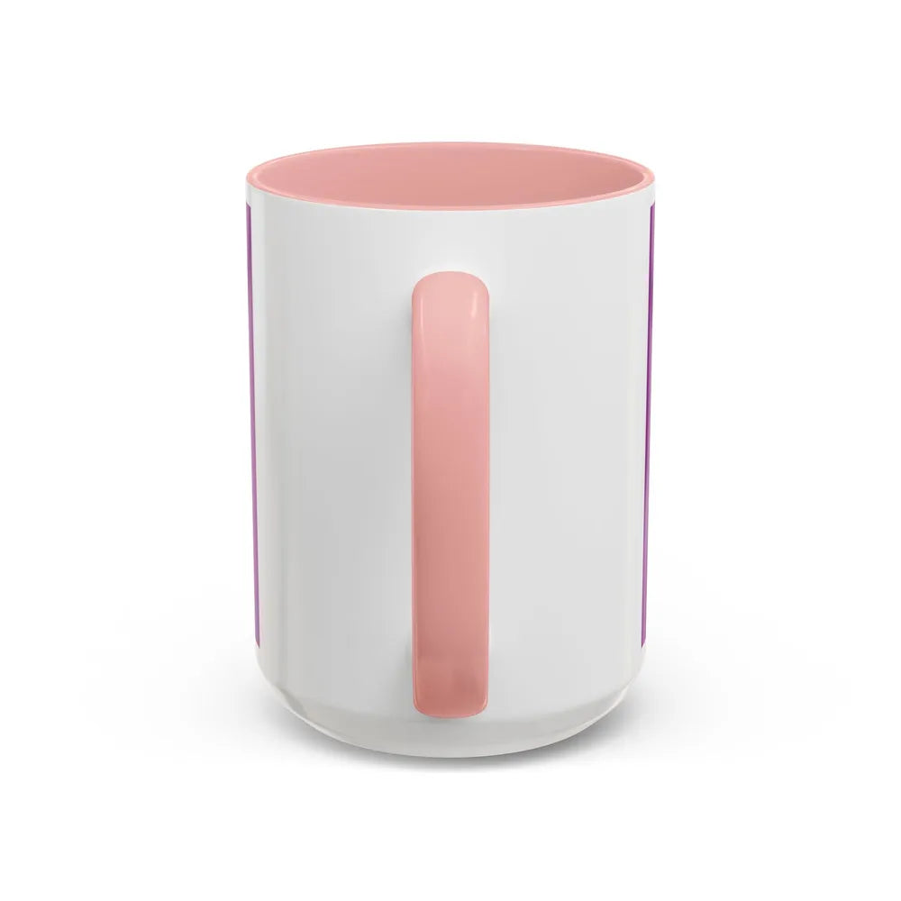 Labrys Lesbian Pride Flag - Accent Coffee Mug-Go Mug Yourself