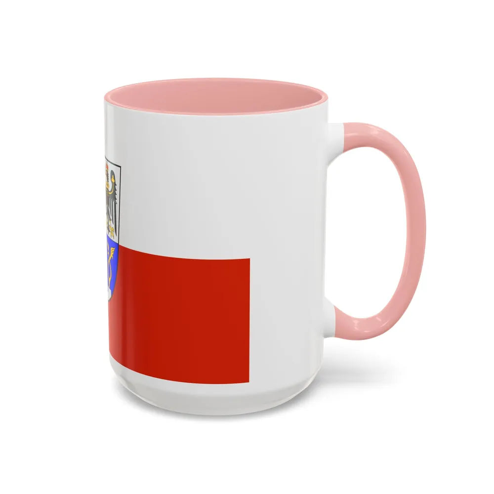 Flag of Erlangen Germany - Accent Coffee Mug-Go Mug Yourself