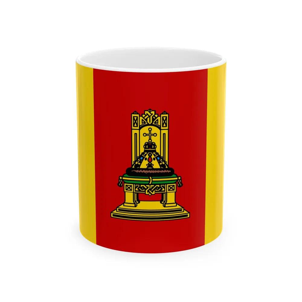 Flag of Tver Oblast Russia - White Coffee Mug-11oz-Go Mug Yourself