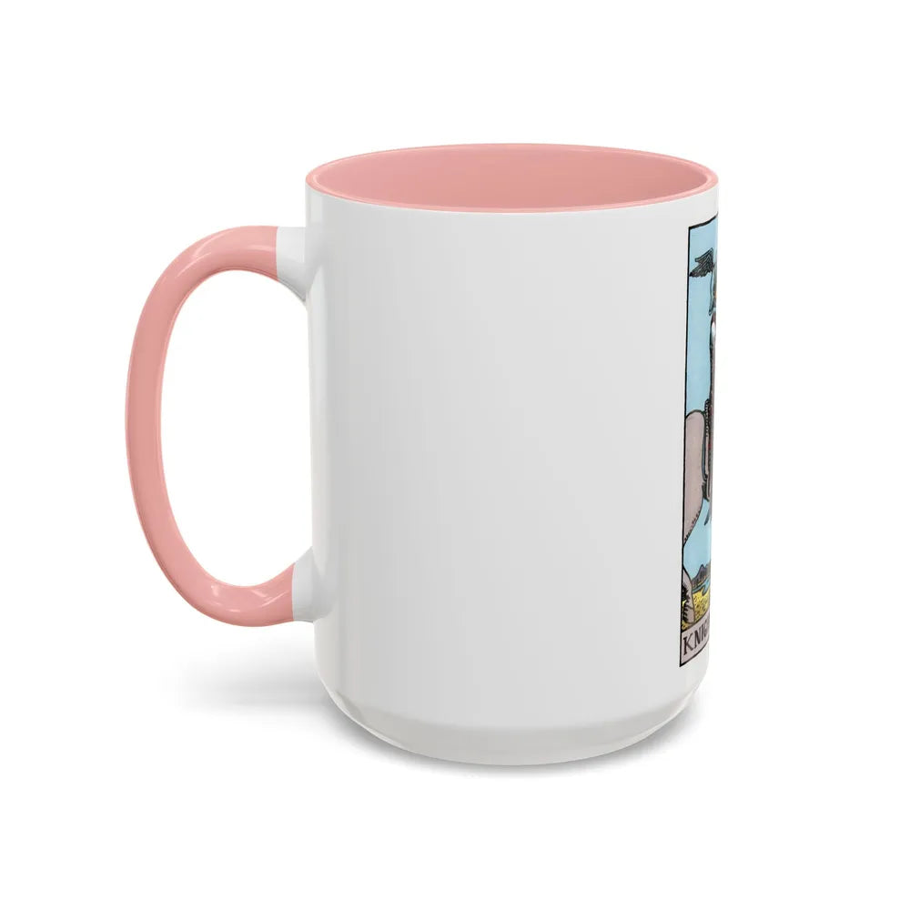 The Knight of Cups (Tarot Card) Accent Coffee Mug-Go Mug Yourself