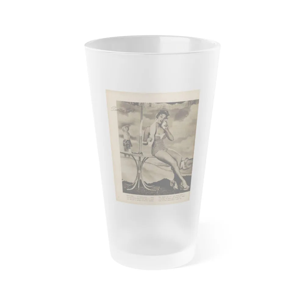 Kim Novak #341 1 (Vintage Female Icon) Frosted Pint 16oz-16oz-Frosted-Go Mug Yourself