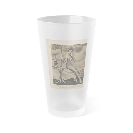 Kim Novak #341 1 (Vintage Female Icon) Frosted Pint 16oz-16oz-Frosted-Go Mug Yourself