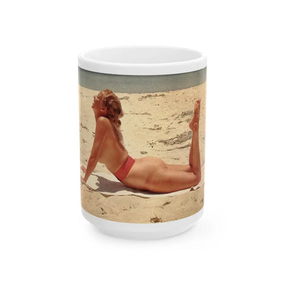 Eve Meyer #12 (Vintage Female Icon) White Coffee Mug-15oz-Go Mug Yourself