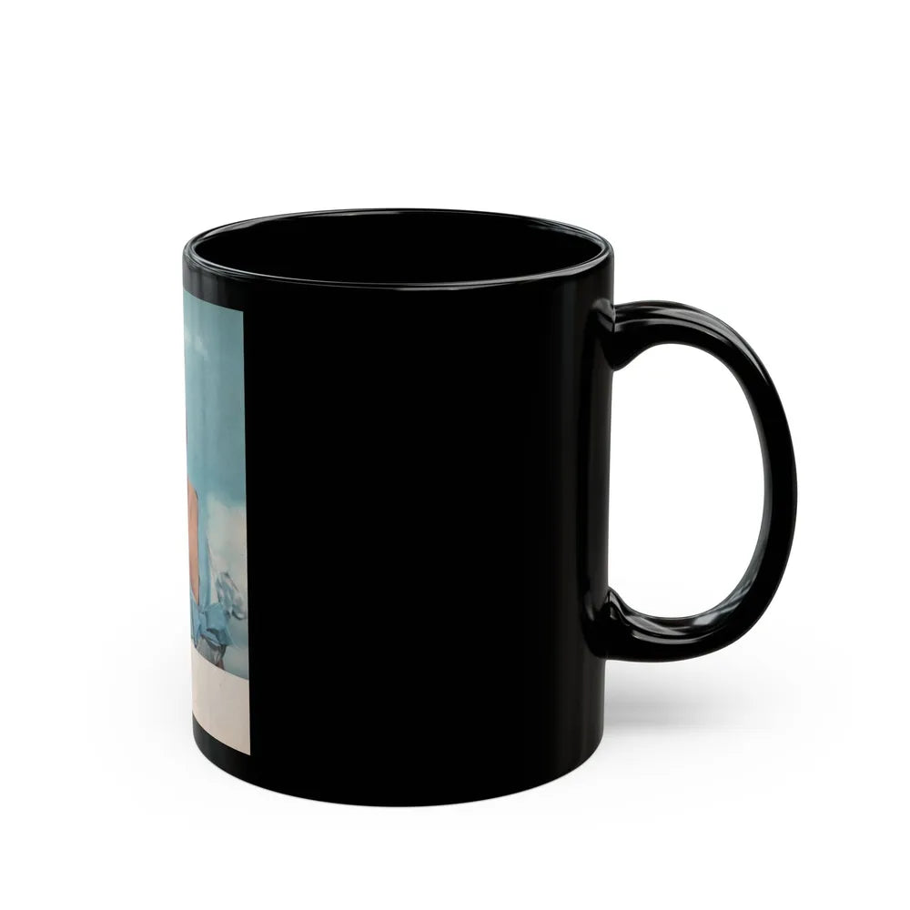 Terry Moore #541 - Magazine Page Photo (Vintage Female Icon) Black Coffee Mug-Go Mug Yourself