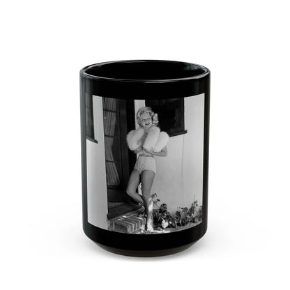 Greta Thyssen #79 (Vintage Female Icon) Black Coffee Mug-15oz-Go Mug Yourself