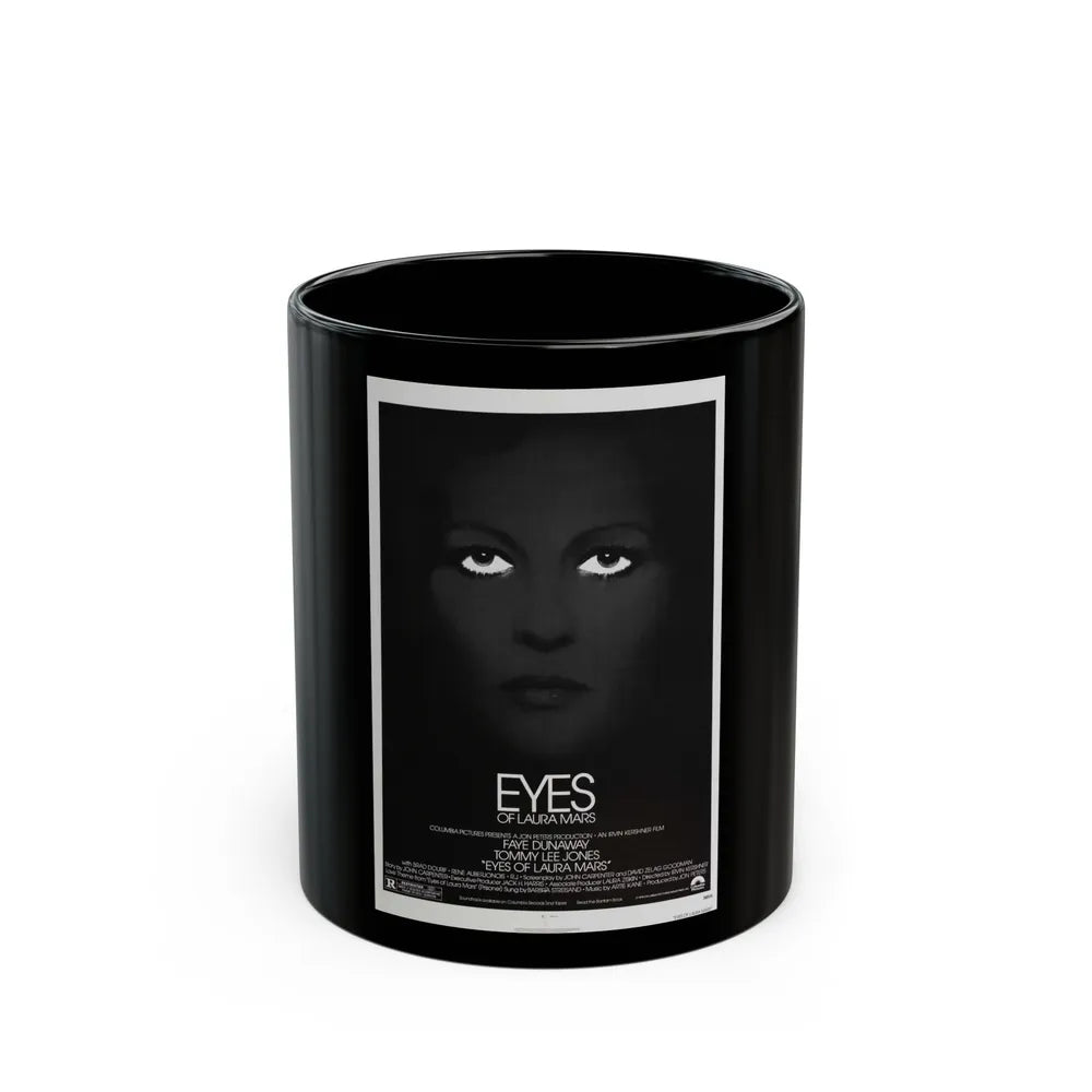 EYES OF LAURA MARS 1976 Movie Poster - Black Coffee Mug-11oz-Go Mug Yourself