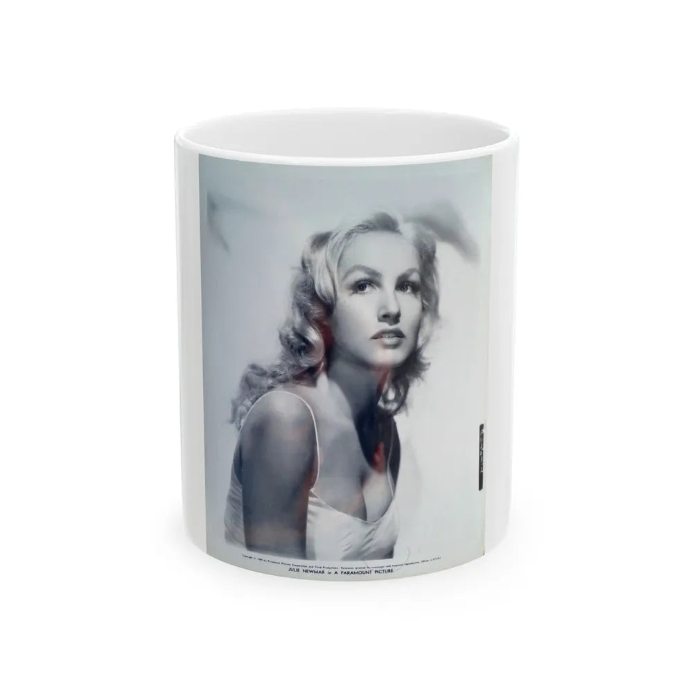 Julie Newmar #487 (Vintage Female Icon) White Coffee Mug-11oz-Go Mug Yourself