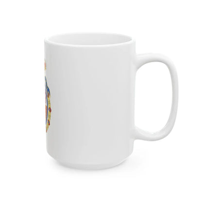 Coat of Arms of the Senate of Spain - White Coffee Mug-Go Mug Yourself