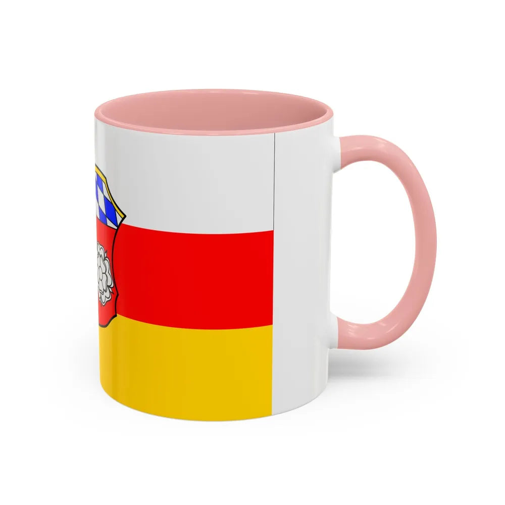 Flag of Freising Germany - Accent Coffee Mug-Go Mug Yourself