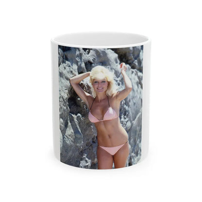 Loni Anderson #41 (Vintage Female Icon) White Coffee Mug-11oz-Go Mug Yourself