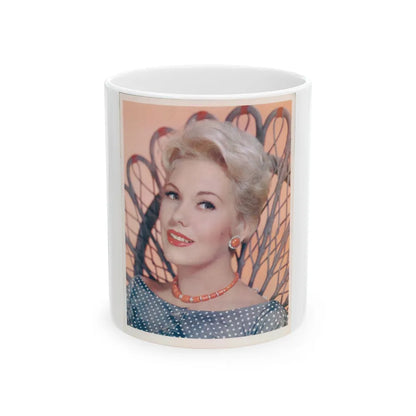 Kim Novak #126 (Vintage Female Icon) White Coffee Mug-11oz-Go Mug Yourself