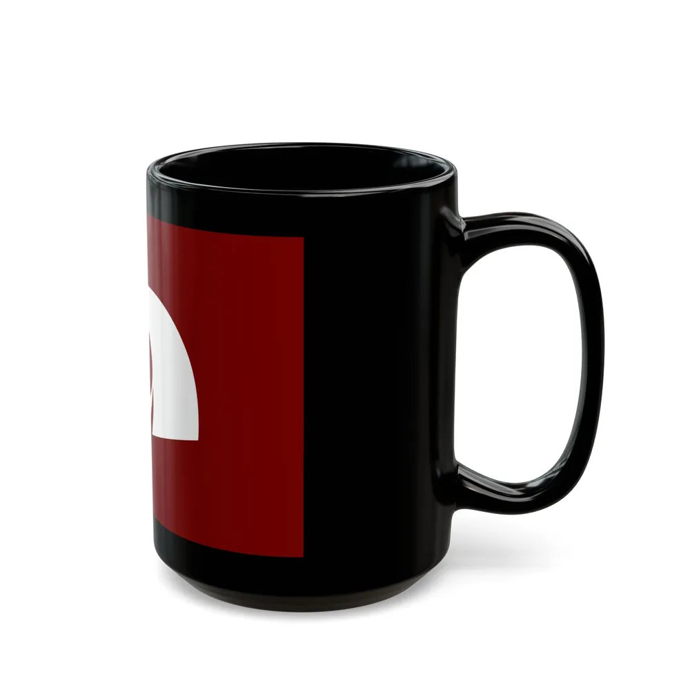 Flag of Iwaki Fukushima Japan - Black Coffee Mug-Go Mug Yourself