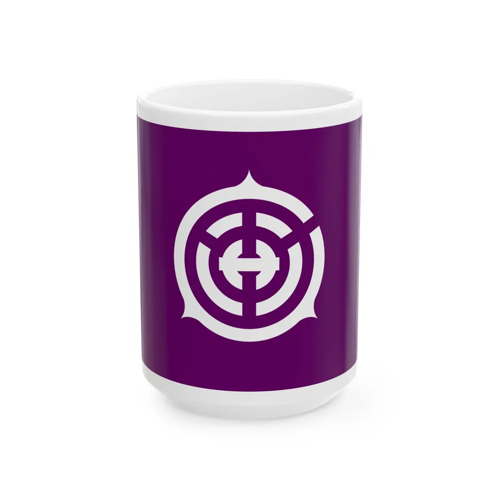 Flag of Musashino Tokyo Japan - White Coffee Mug-15oz-Go Mug Yourself