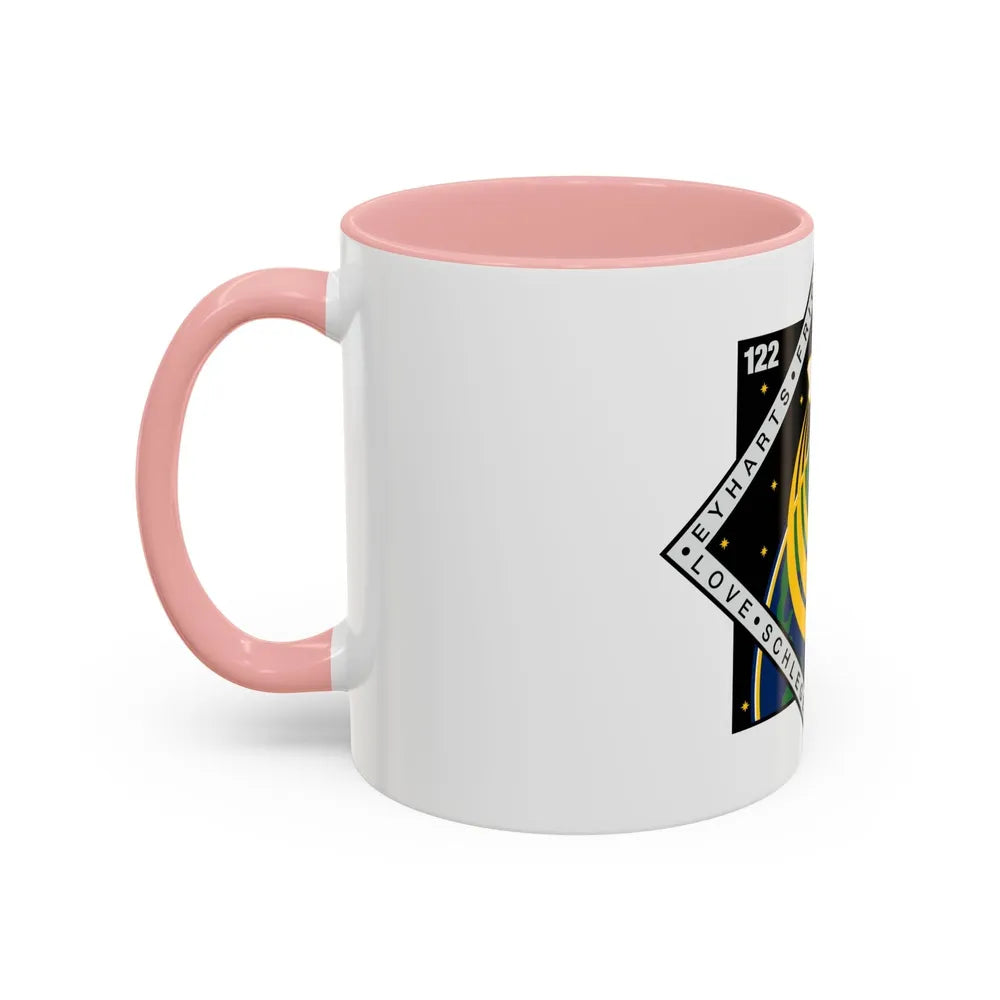 STS 122 (NASA) Accent Coffee Mug-Go Mug Yourself