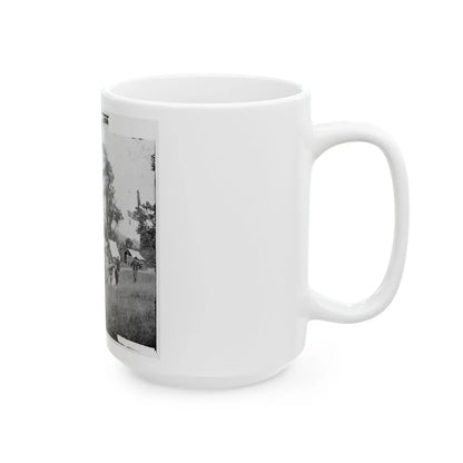 Chattanooga, Tenn., Vicinity. Federal Camp By The Tennessee River (U.S. Civil War) White Coffee Mug-Go Mug Yourself