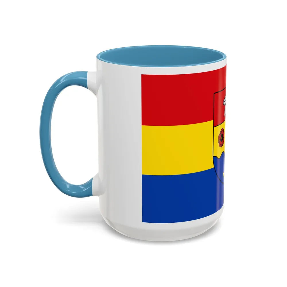 Flag of Emsland Germany - Accent Coffee Mug-Go Mug Yourself