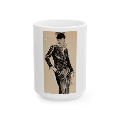 Couture, circa 1960 - White Coffee Mug-15oz-Go Mug Yourself