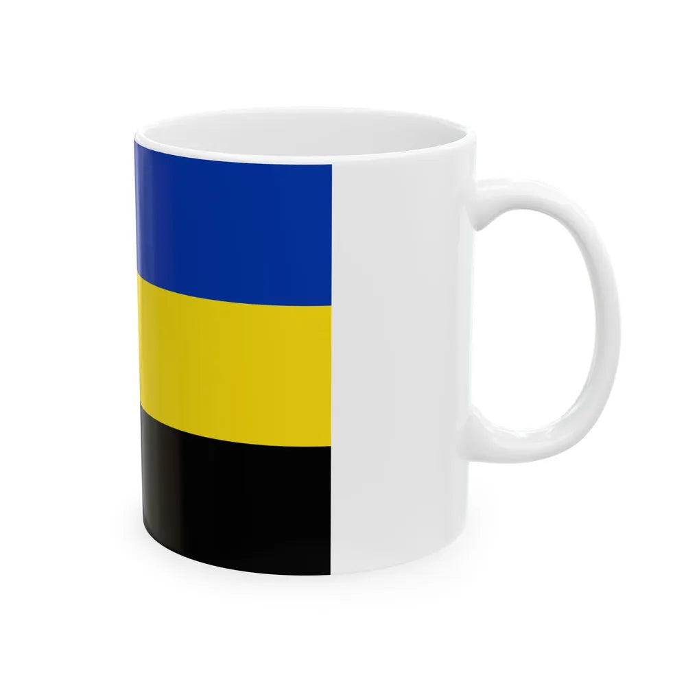 Flag of Gelderland Netherlands - White Coffee Mug-Go Mug Yourself