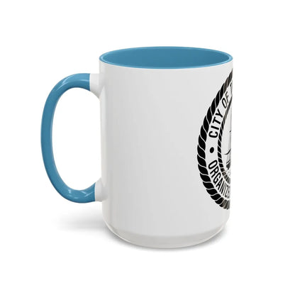 Seal of Tampa Florida - Accent Coffee Mug-Go Mug Yourself