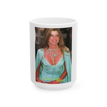 Katharine Ross #74 (Vintage Female Icon) White Coffee Mug-15oz-Go Mug Yourself