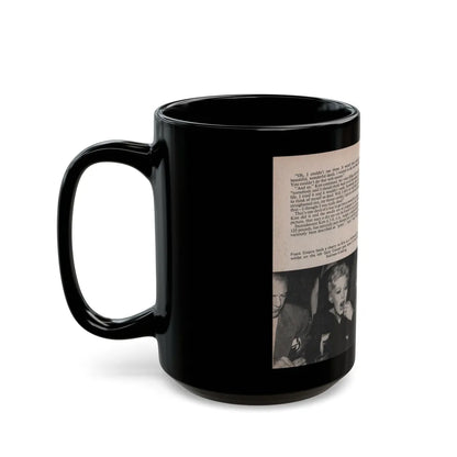 Kim Novak #153 - Scanned Mag. 66 Photos (Vintage Female Icon) Black Coffee Mug-Go Mug Yourself