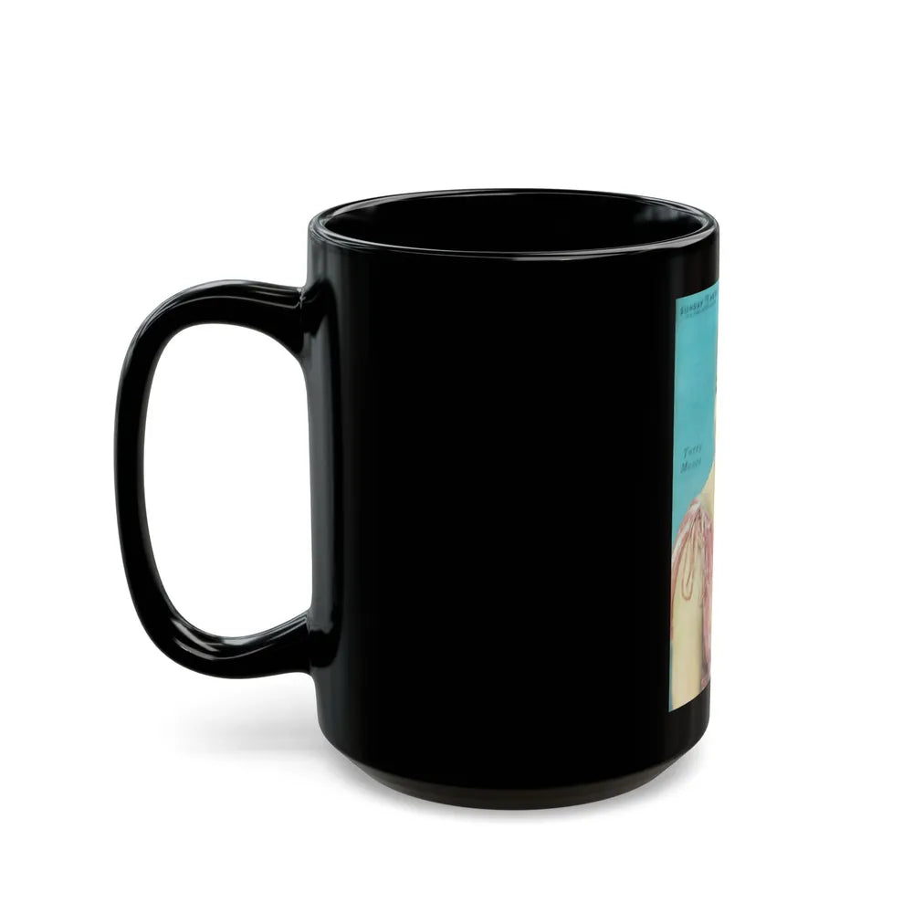 Terry Moore #577 - Sunday News Mag. Cover (Vintage Female Icon) Black Coffee Mug-Go Mug Yourself