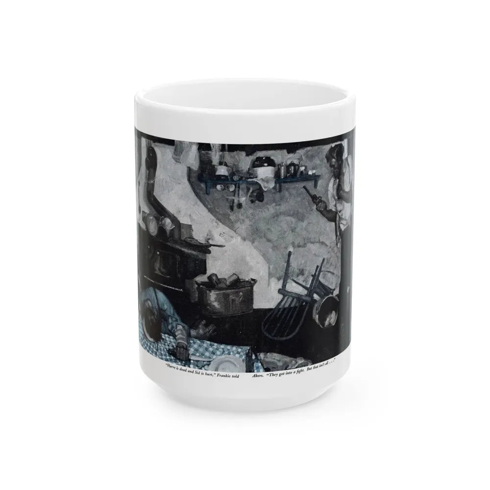 Fox Fire (2), Cosmopolitan, November 1932 - White Coffee Mug-15oz-Go Mug Yourself