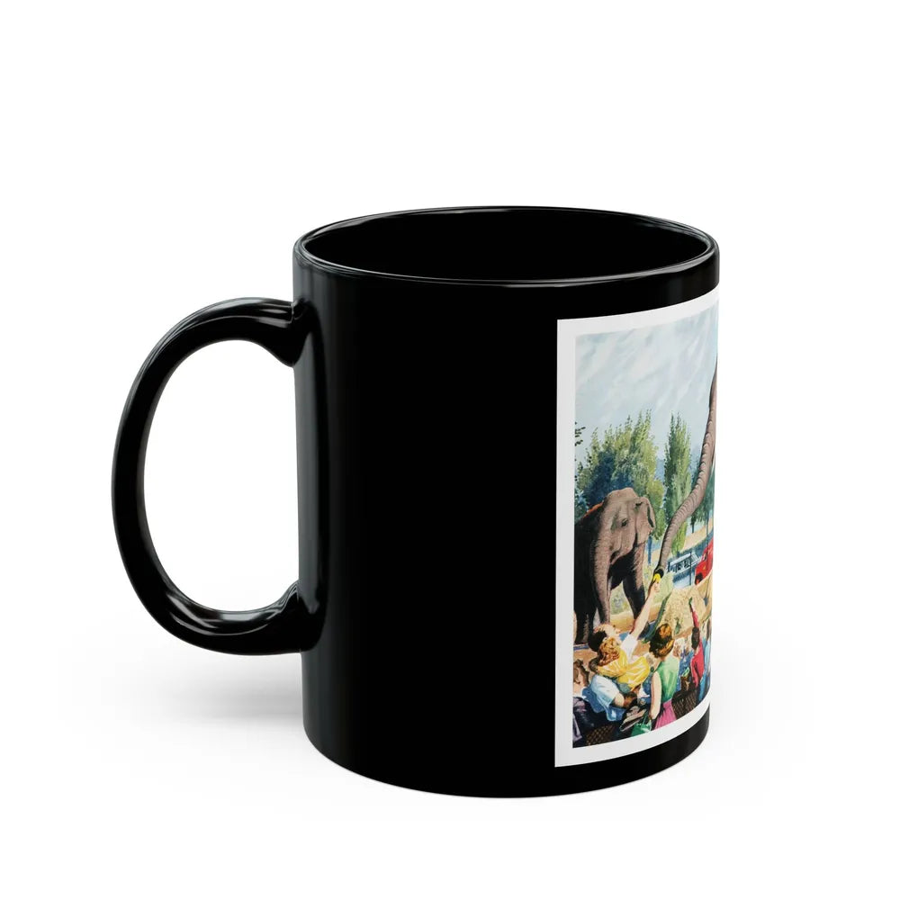 Brooke Bond Tea advertisement, 1959 - Black Coffee Mug-Go Mug Yourself