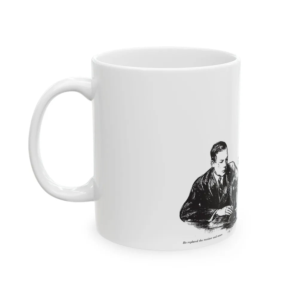 Conscience, Collier's, February 11, 1928 - White Coffee Mug-Go Mug Yourself