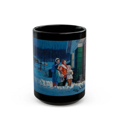 Carolers - Black Coffee Mug-15oz-Go Mug Yourself