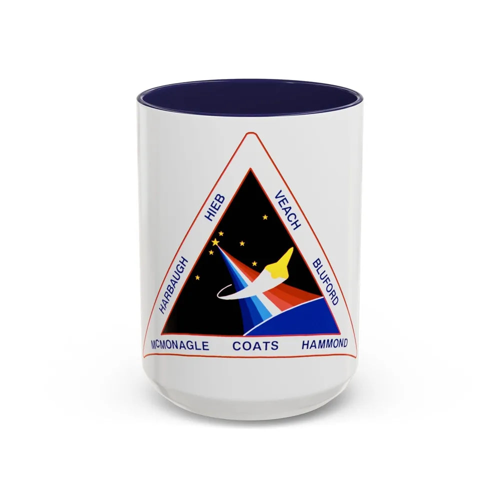 STS 39 (NASA) Accent Coffee Mug-15oz-Navy-Go Mug Yourself