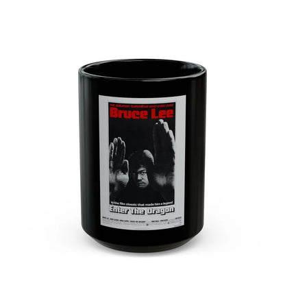 ENTER THE DRAGON (2) 1973 Movie Poster - Black Coffee Mug-15oz-Go Mug Yourself