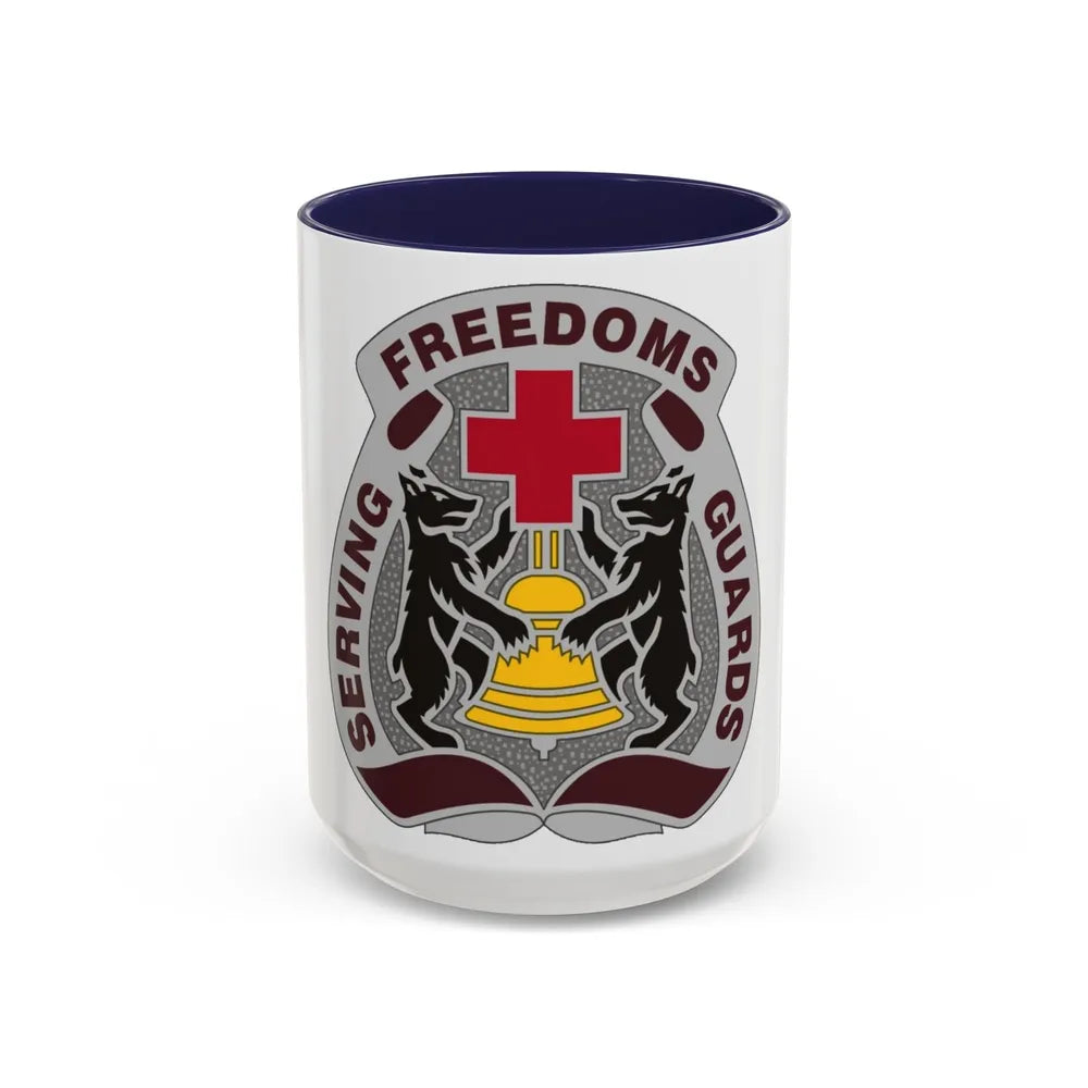 MEDDAC Berlin US (U.S. Army) Accent Coffee Mug-15oz-Navy-Go Mug Yourself