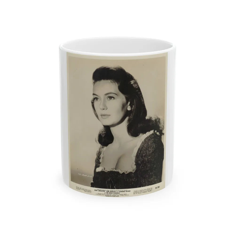 Janette Scott #65 (Vintage Female Icon) White Coffee Mug-11oz-Go Mug Yourself